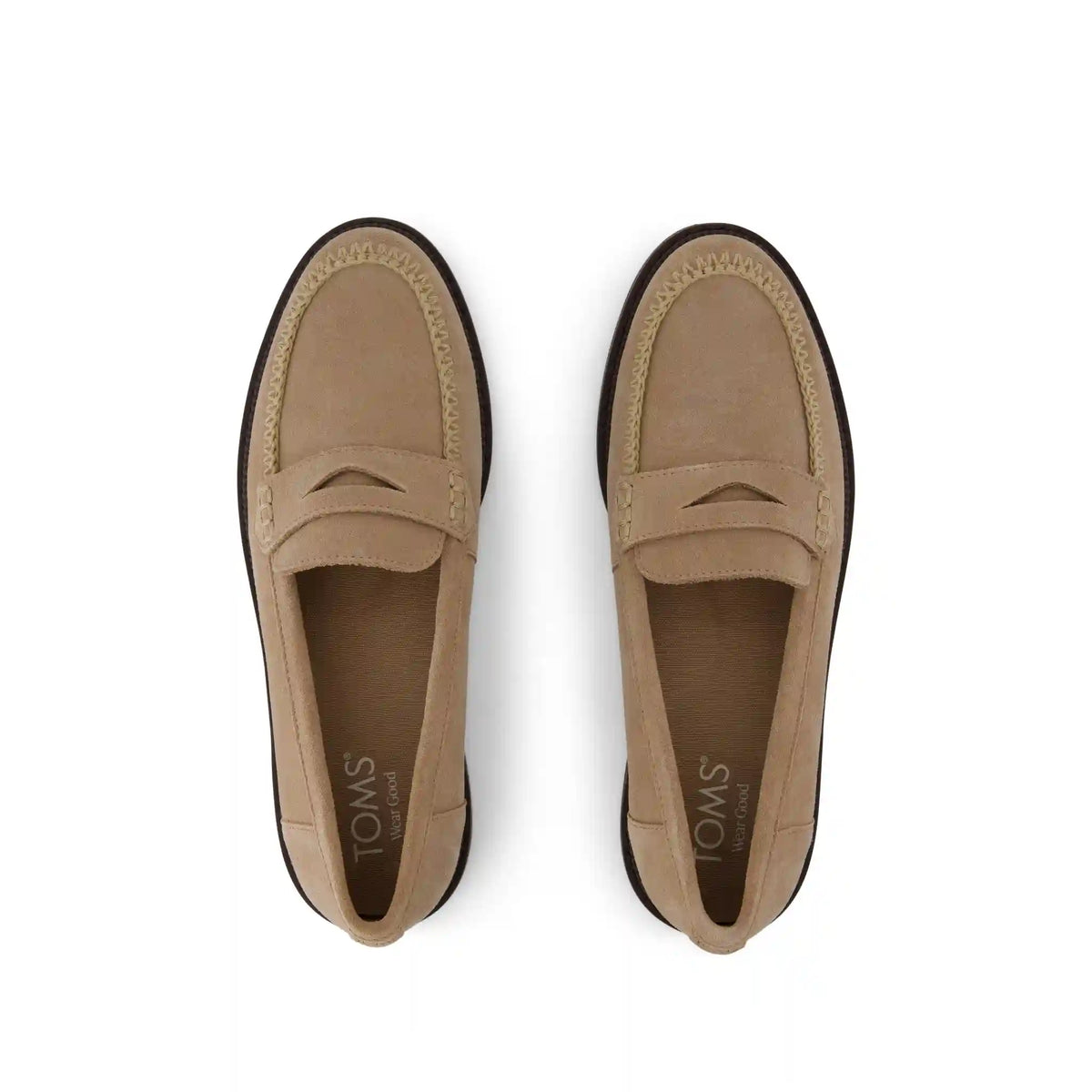 Womens Marie Loafer Taupe Suede