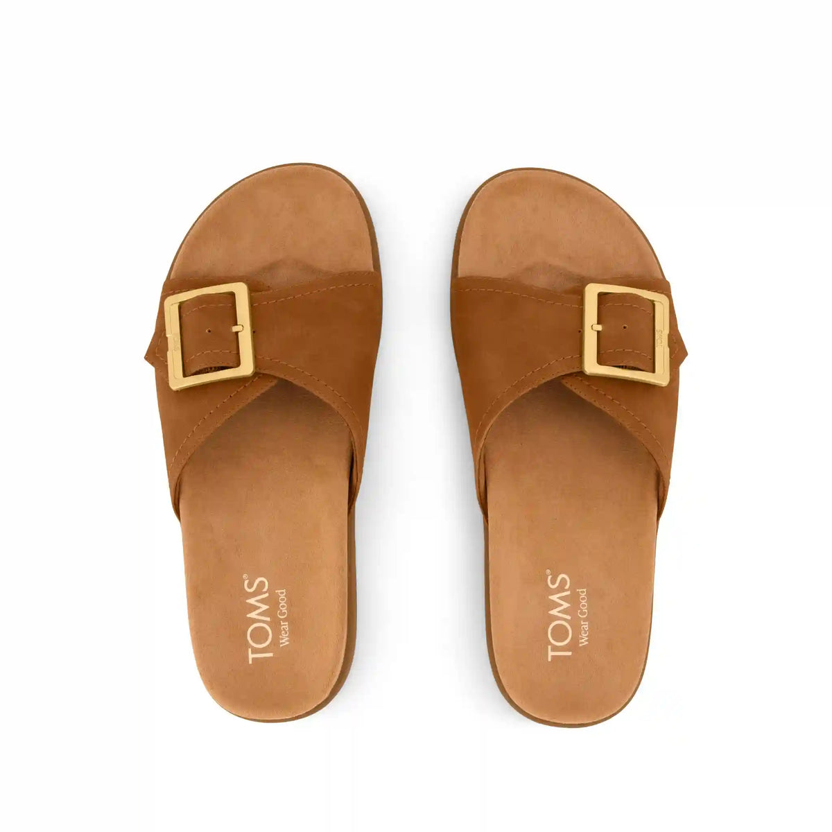 Womens Marin Slide Sandal Brown Sugar Nubuck