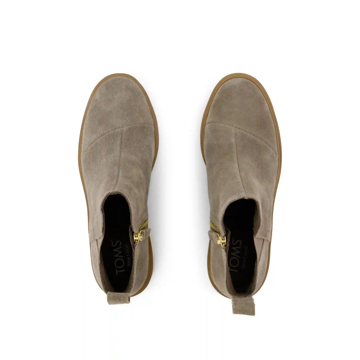 Womens Maude Wedge Boot Canteen Suede