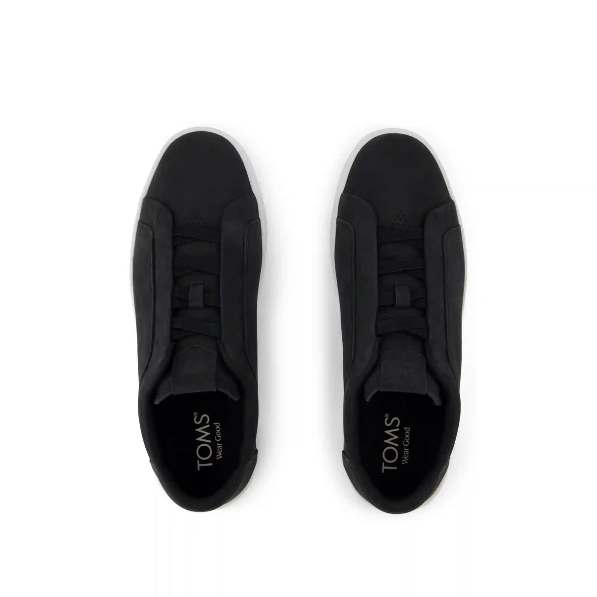 Mens TRVL Lite Miles Lace-Up Sneaker Water Resistant Black Leather