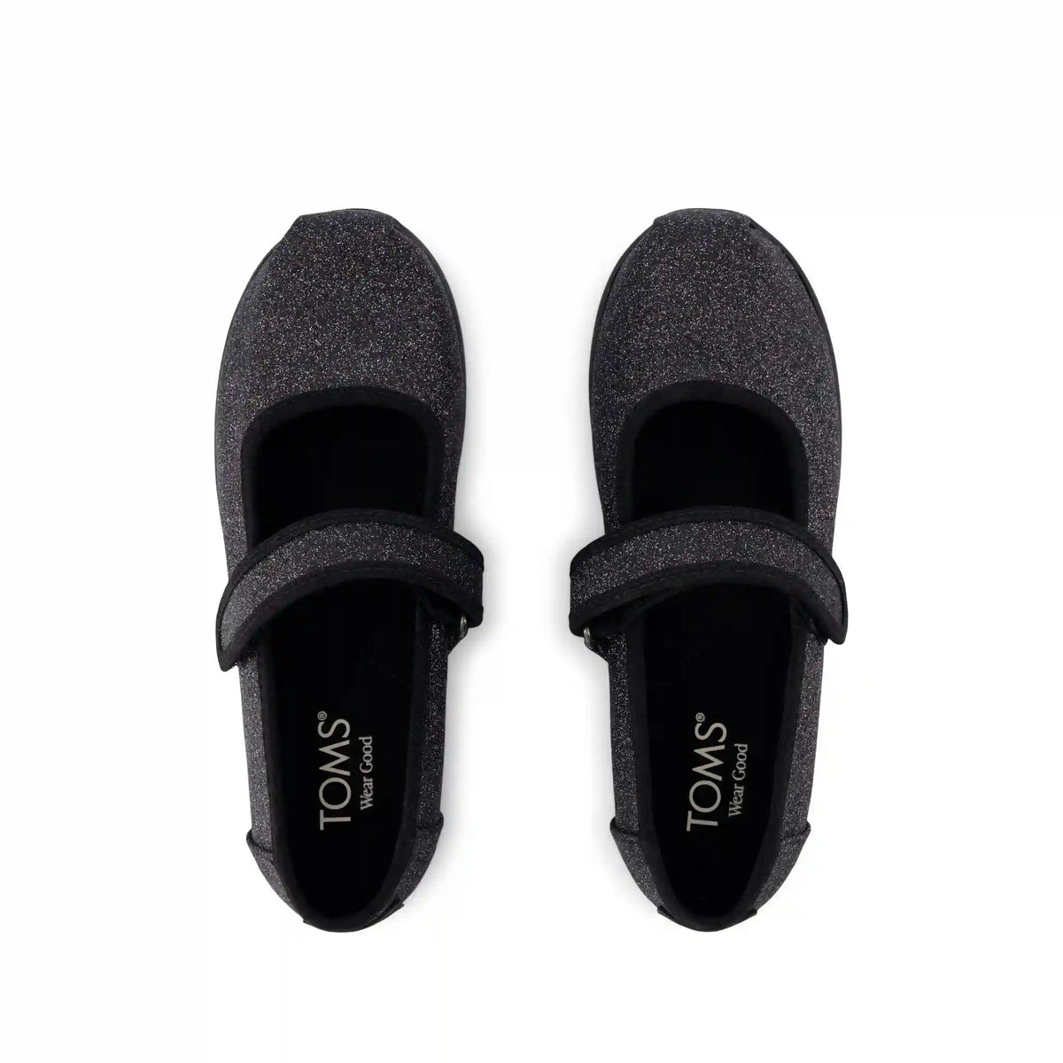 Nora Mary Jane Black Iridescent Glimmer Kids Shoe