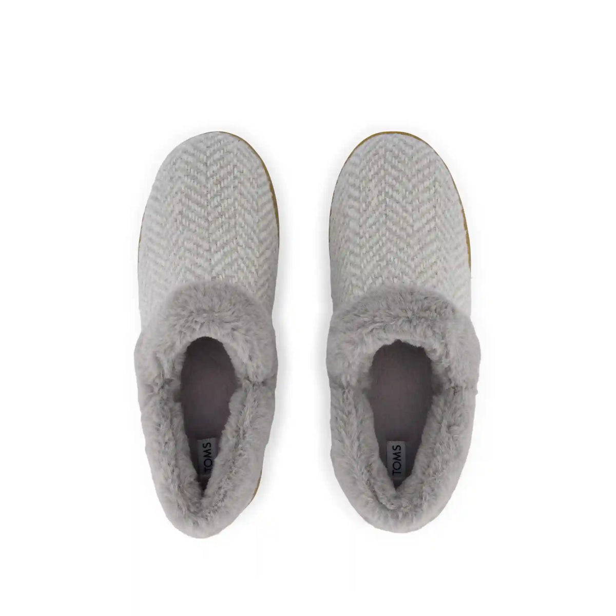 Womens Oslo Convertible Slipper Drizzle Grey Herringbone