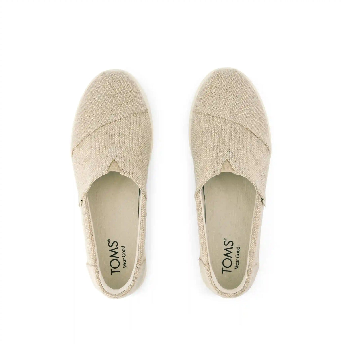 Womens Asher Platform Slip On Sneaker Natural Undyed Heritage Canvas