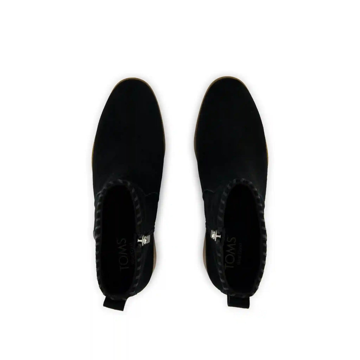 Womens Delilah Heeled Boot Water Repellent Black Suede