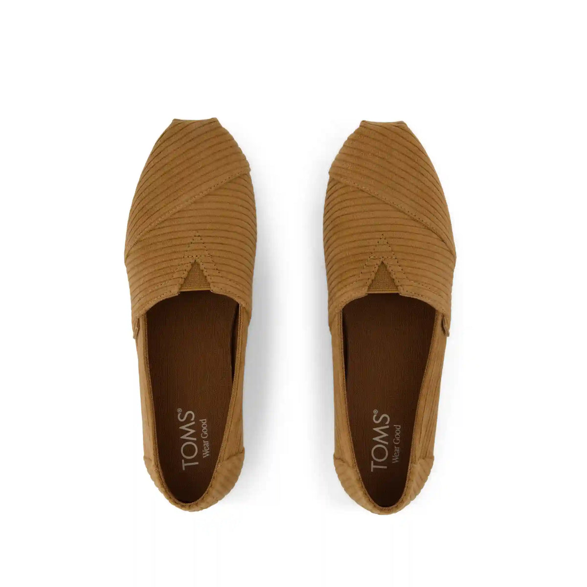 Womens Alpargata Classic Tan Cordurory
