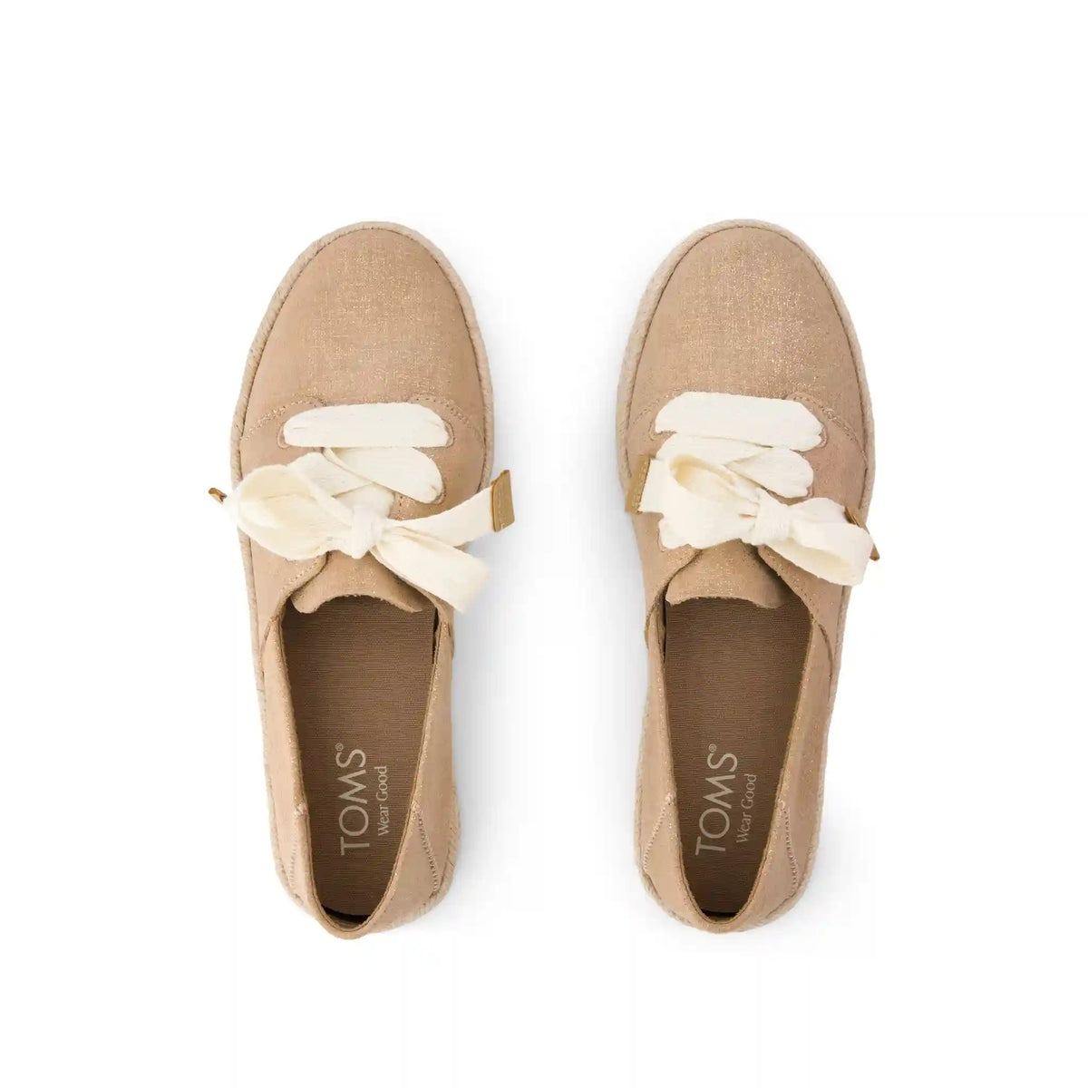 Womens Carolina Lace-Up Espadrille Bronze Crosshatch Suede