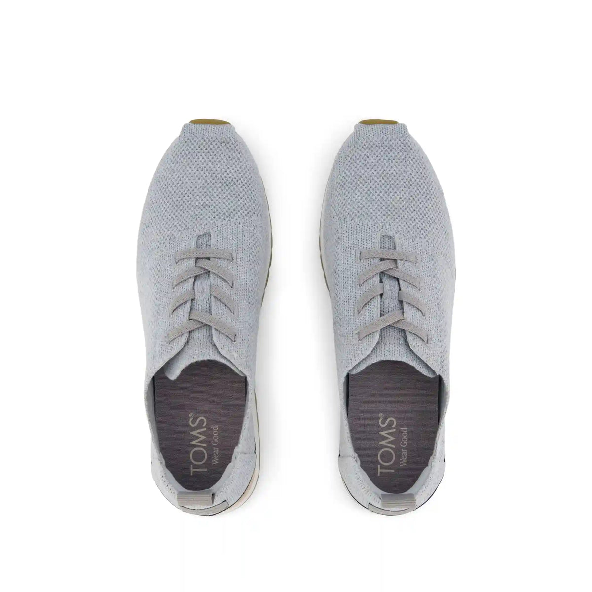 Womens Resident Plus Lace-Up Grey Knit