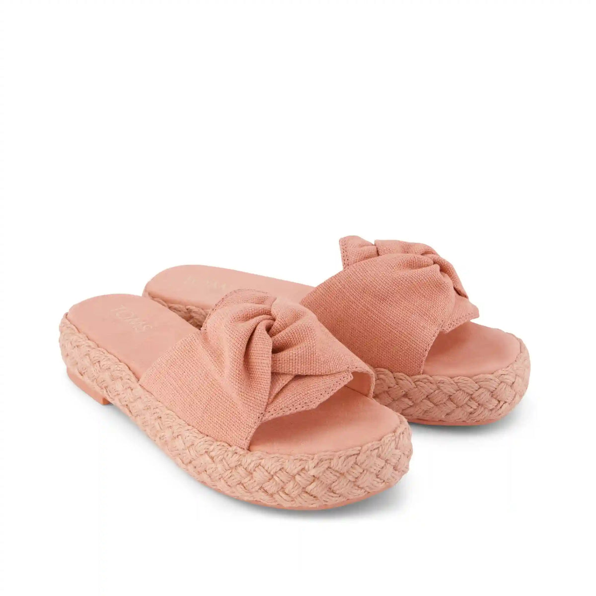 Womens Abby Slide Flatform  Espadrille Sandal Bloom Heritage Canvas