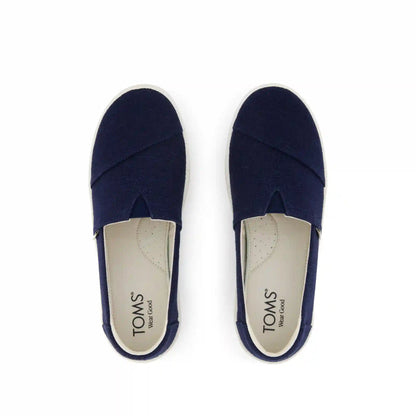 Womens Verona Slip On Sneaker Navy Heritage Canvas