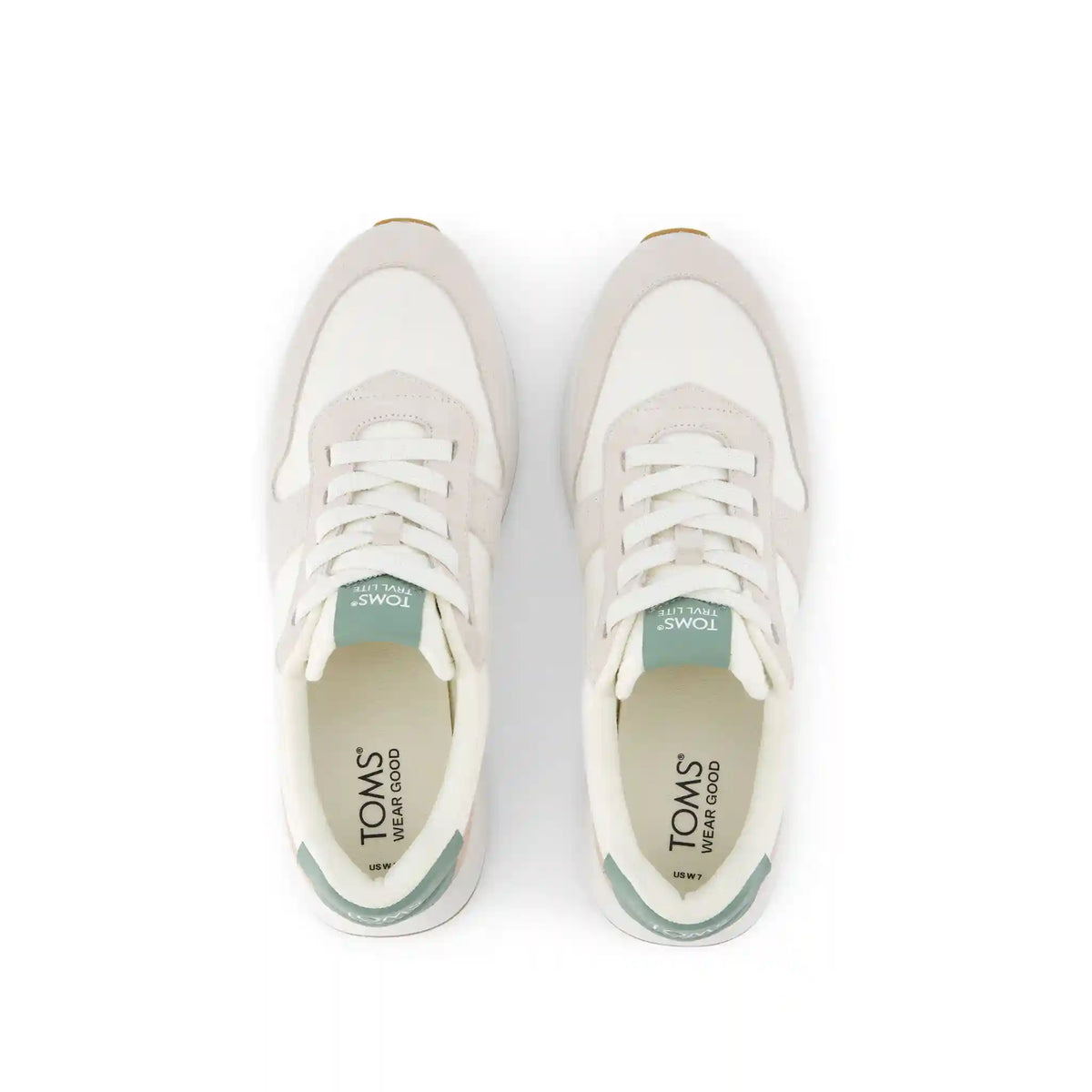 TRVL LITE Retro Runner Natural Vintage Twill Water Repellant Sneaker