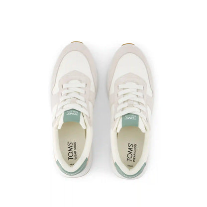 TRVL LITE Retro Runner Natural Vintage Twill Water Repellant Sneaker