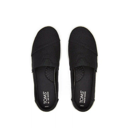 Verona Black Slip On Sneaker