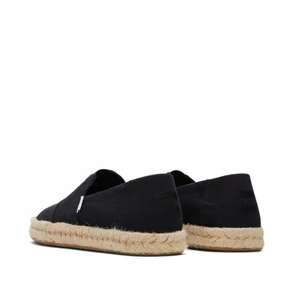 Alpargata Black Recycled Cotton Rope 2.0 Espadrille