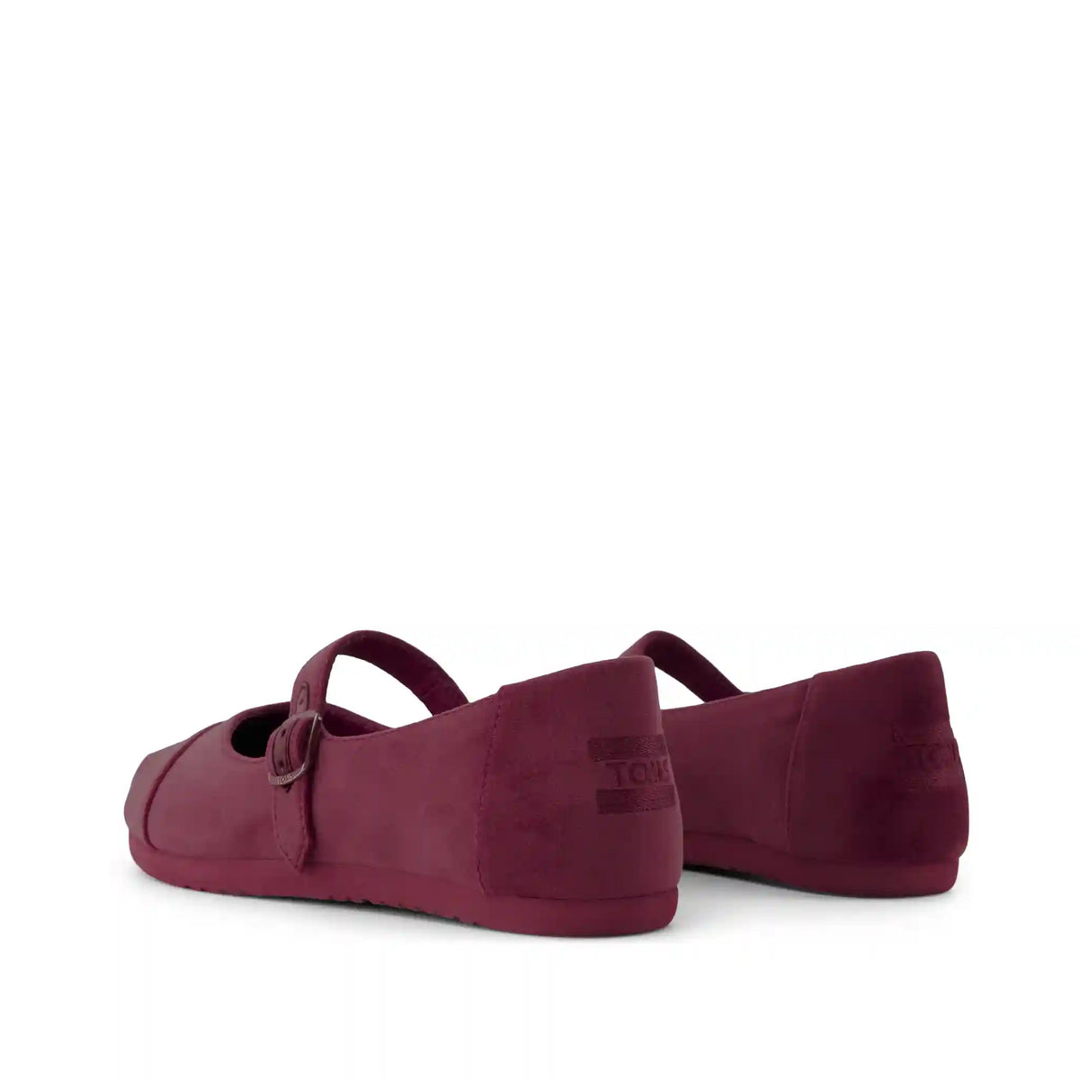 Womens Alpargata Mary Jane Dark Burgundy Premium Velvet