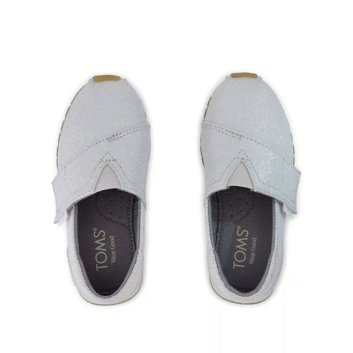 Resident Plus Toddler Sneaker Silver Metallic Twill