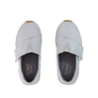 Resident Plus Toddler Sneaker Silver Metallic Twill