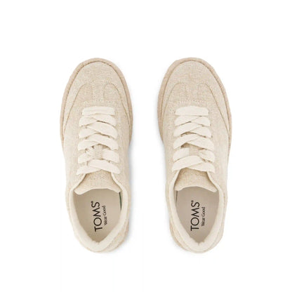 Womens Jesse Espadrille Sneaker Champagne Sparkle