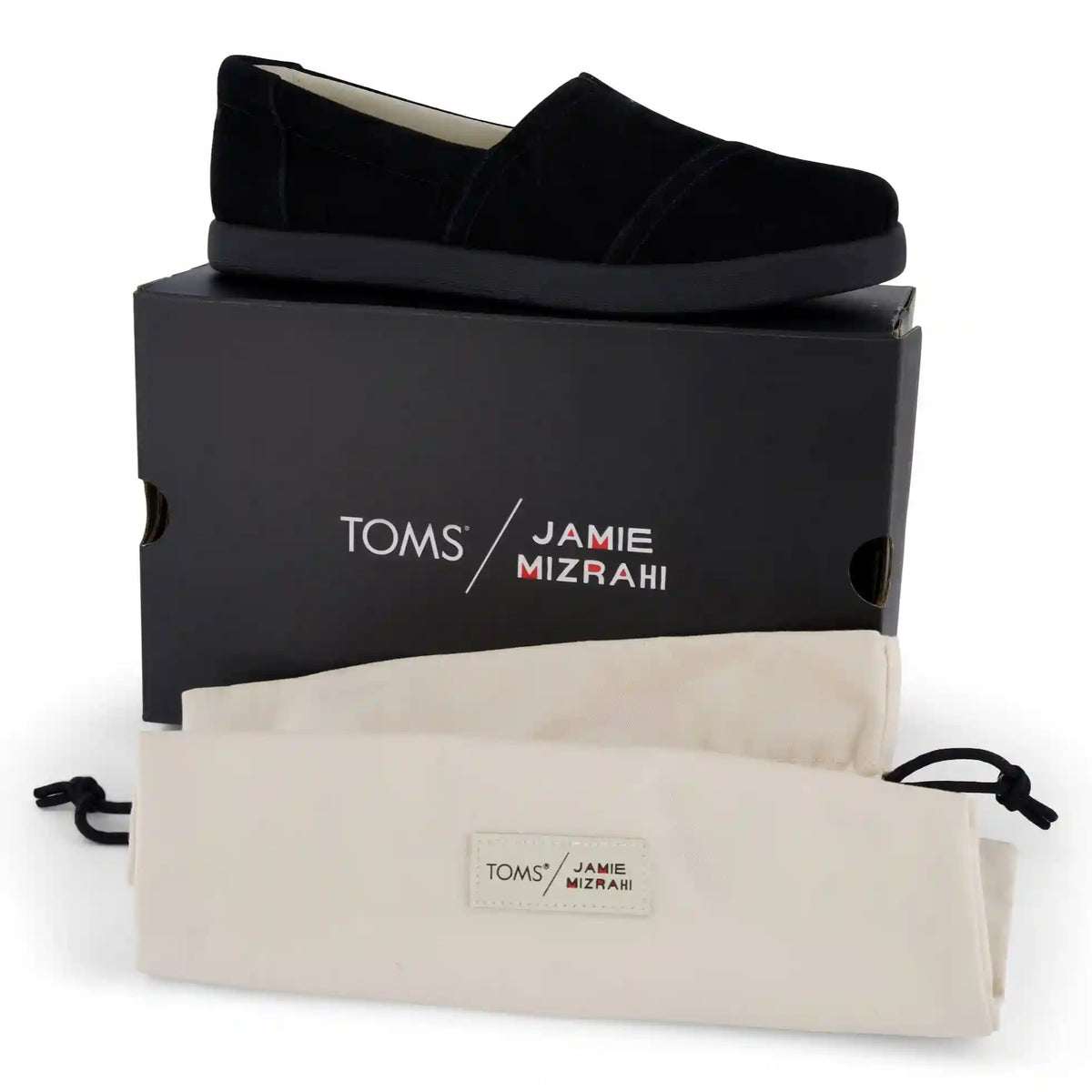 TOMS x Jamie Mizrahi Alp FWD Water Repellent Black Suede