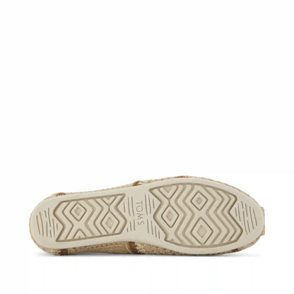 Womens Alpargata Classic Almond Crochet