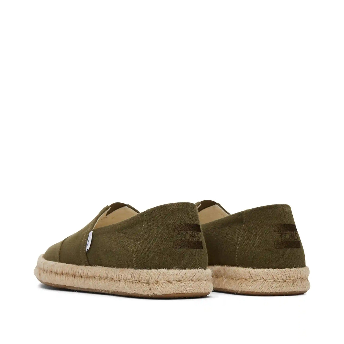 Alpargata Rope 2.0 Espadrille Olive Recycled Cotton Slubby Woven