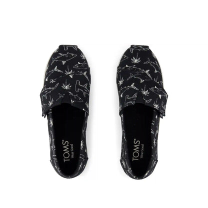 Alpargata Classic Kids Shoe Black Shark Print