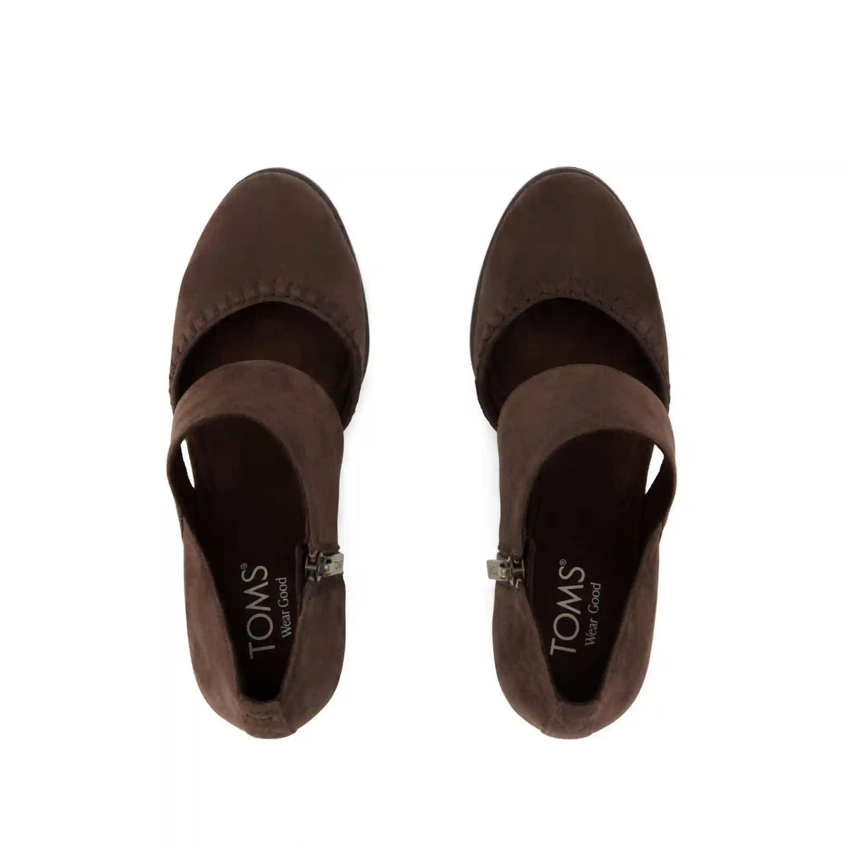 Womens Milan Nova Heel Chocolate Brown Kid Suede