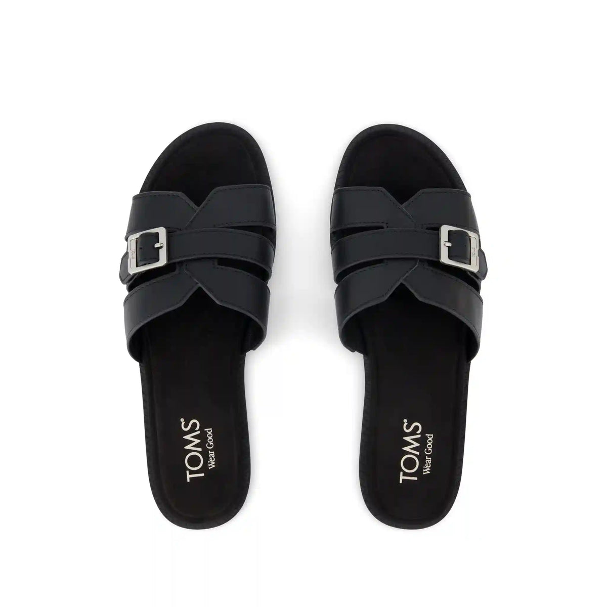 Womens Sol Slide Sandal Black Leather