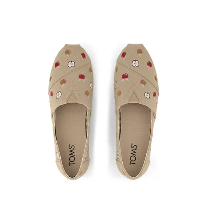 Womens Alpargata Classic Apple Embroidery