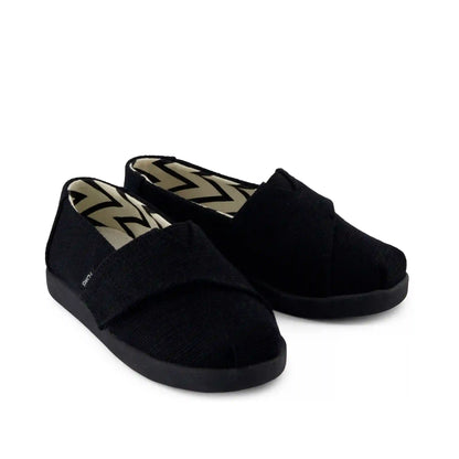 Alpargata Classic Black and Black Heritage Canvas Toddler Shoe
