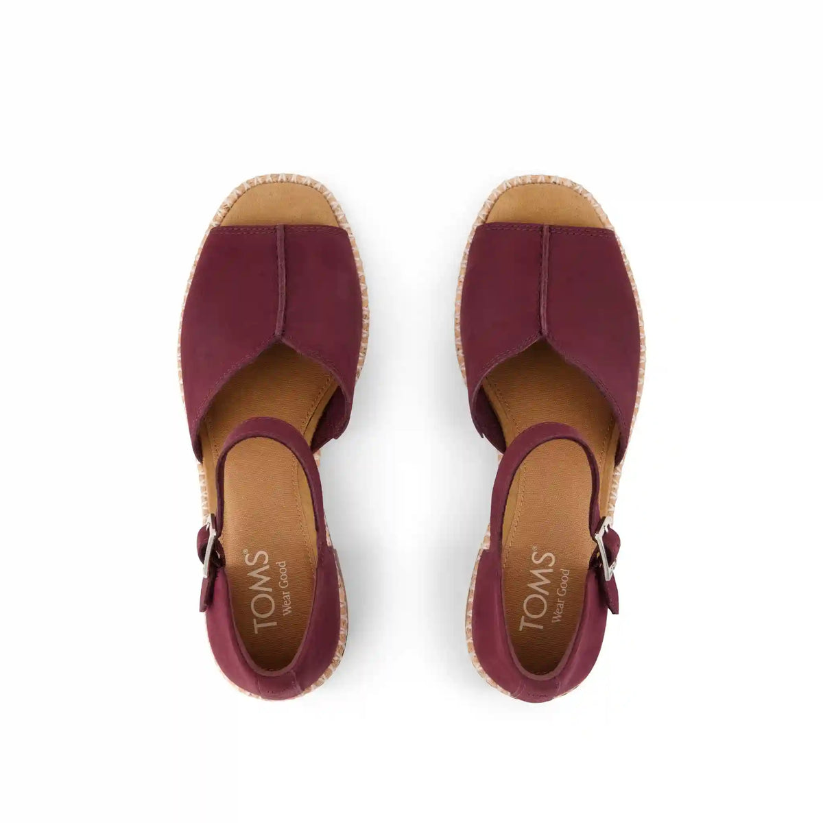 Womens Ines Heel Burgundy Nubuck Leather