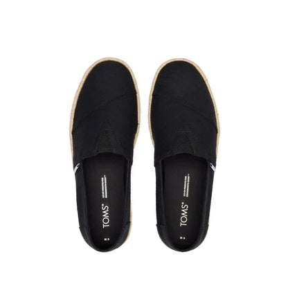 Alpargata Black Recycled Cotton Rope 2.0 Espadrille