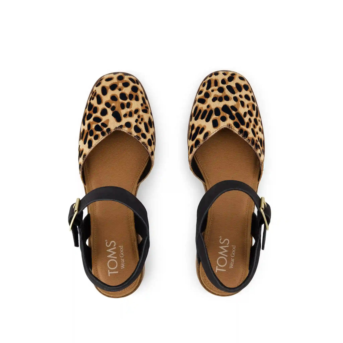 Womens Jaclyn Heel Leopard Print Hair