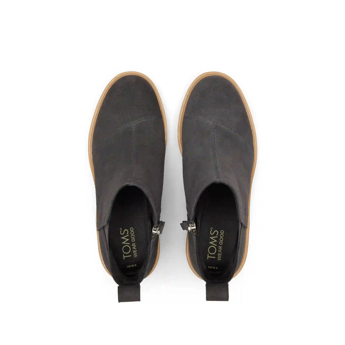 Maude Forged Iron Suede Wedge Boot