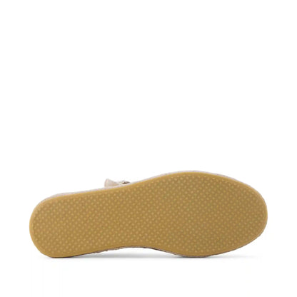 Womens Carolina Mary Jane Espadrille Undyed Floral Raffia