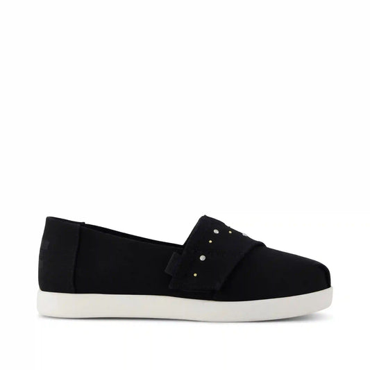 Alpargata Classic Kids Shoe Black Brushed Twill