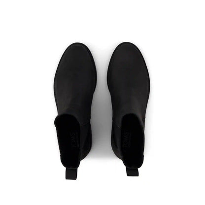 Bennet All Black Water Resistant Leather Boot