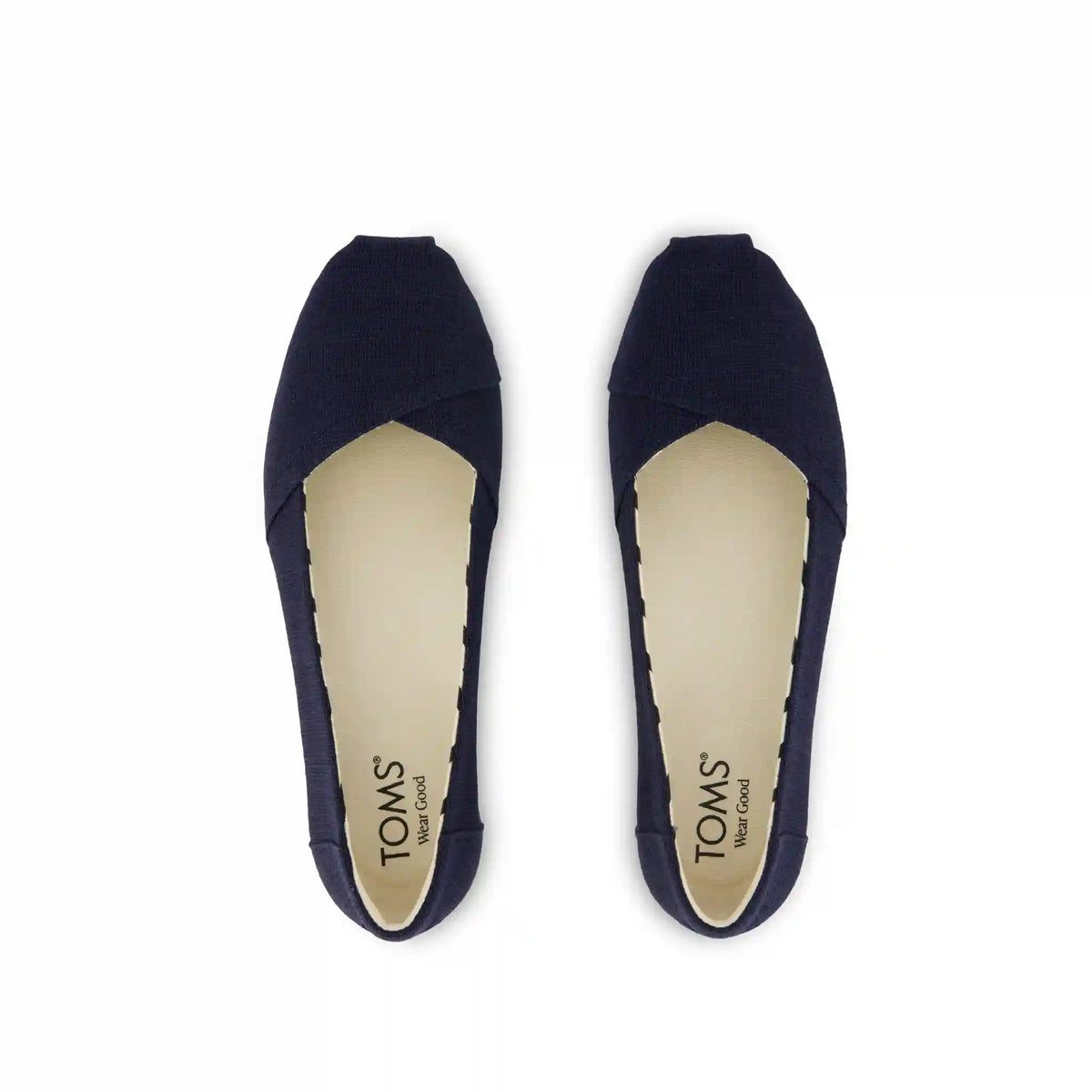 Womens Alpargata Ballet Flat Navy Heritage Canvas