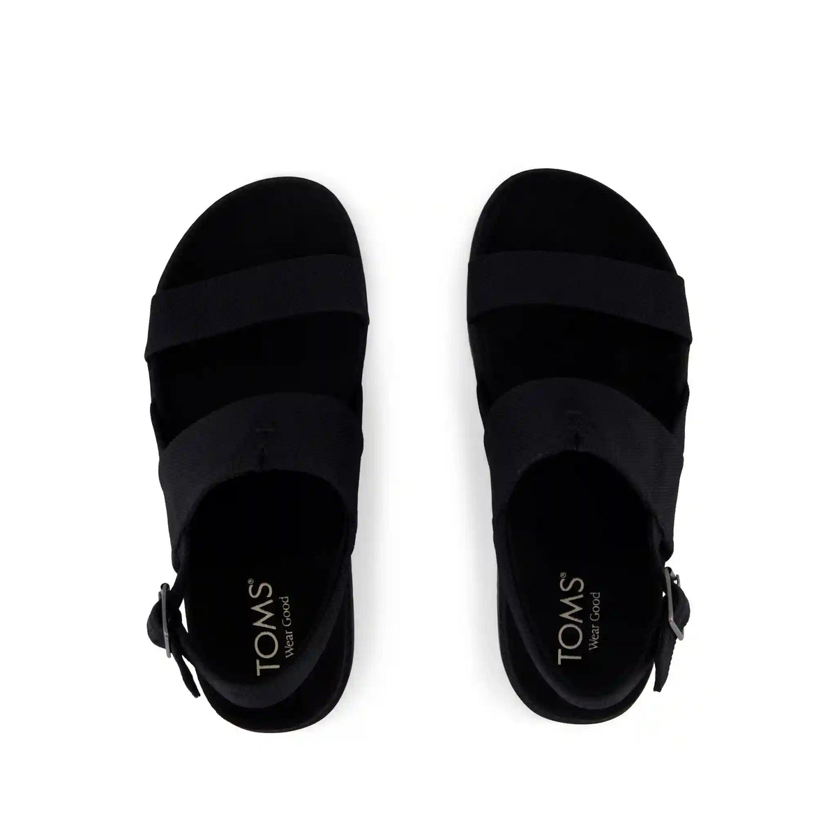 Marin Strap Sandal Black Heavy Canvas