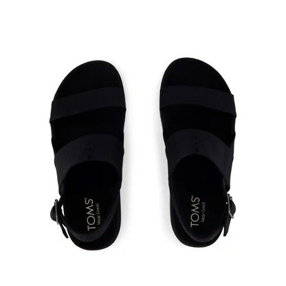 Marin Strap Sandal Black Heavy Canvas