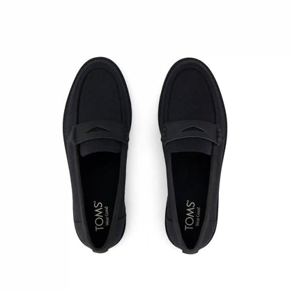 Womens Marie Loafer Black Textile