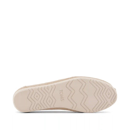 Womens Alpargata Ballet Flat Champagne Sparkle Woven