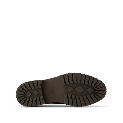 Womens Cara Tassel Loafer Chocolate Brown Plaid