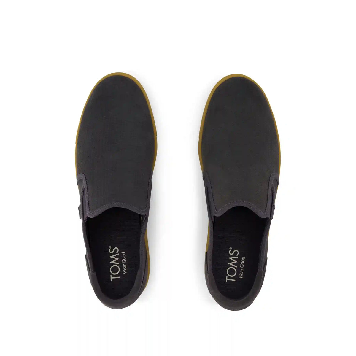 Mens Baja Slip On Sneaker Forged Iron Suede