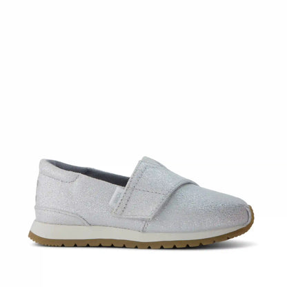 Resident Plus Toddler Sneaker Silver Metallic Twill