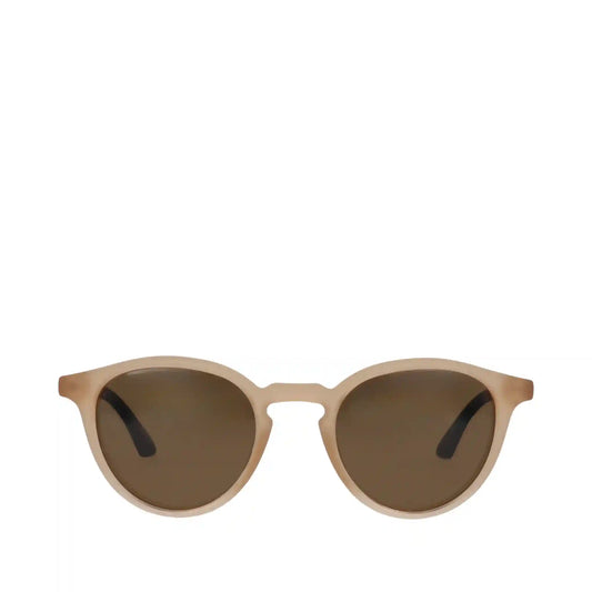 Jasper Shiny Oatmilk Traveler Sunglasses