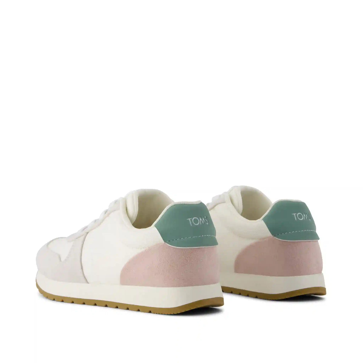 TRVL LITE Retro Runner Kids Sneaker Water Repellent Multi Egret Vintage Twill