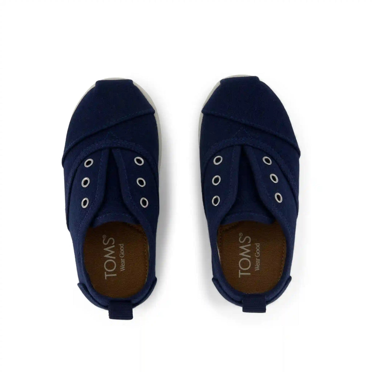 Cordones Plus Toddler Sneaker Navy Canvas