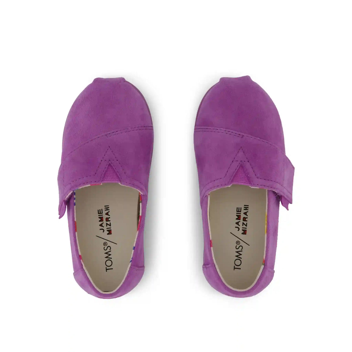 TOMS x Jamie Mizrahi Alpargata Classic Pink Suede Toddler  Shoe