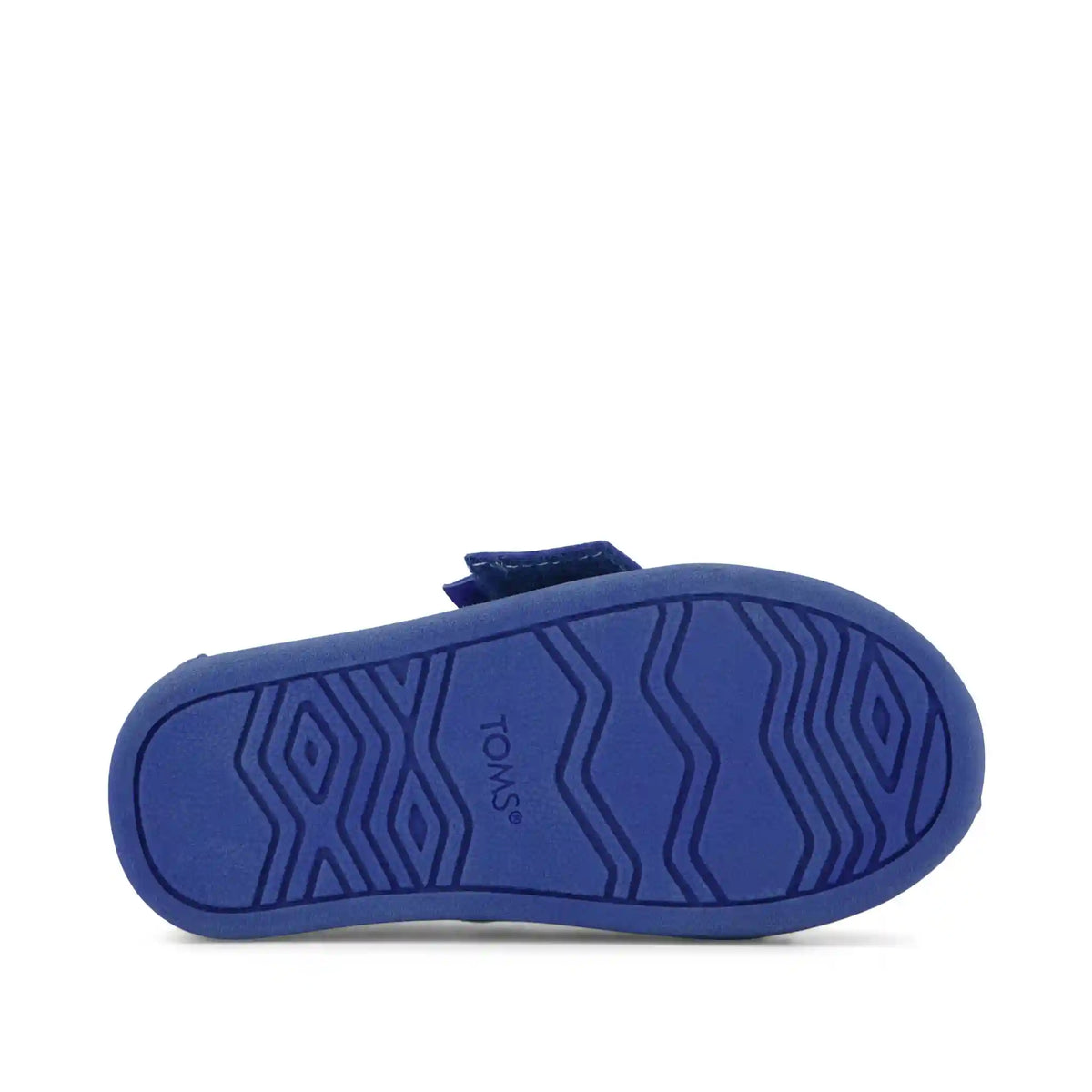 TOMS x Jamie Mizrahi Alpargata Classic Blue Suede Toddler  Shoe