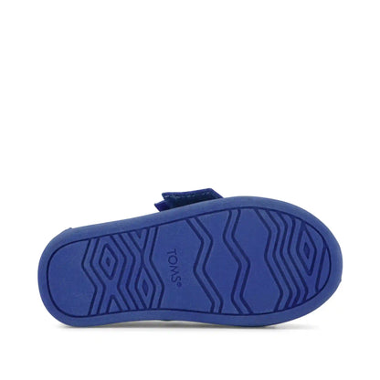 TOMS x Jamie Mizrahi Alpargata Classic Blue Suede Toddler  Shoe